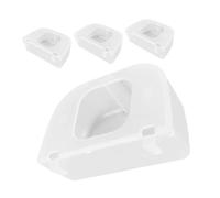 BIUDECO 4pcs Hanging Bird Food Dispenser with Anti-spill Design for Cage Parrot Cockatiel and Pigeon Feeding Easy to Clean Transparent Feeder Boxes for Multiple Bird Species