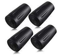 BIUDECO 4pcs Hiking Stick Tip Covers Replacement Ends for Trekking Poles Walking Sticks Protector Lightweight Shock-Absorbing Caps for Hard Surfaces Roads Sidewalks