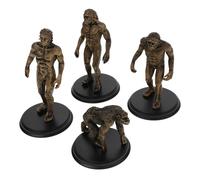 BIUDECO 4pcs Human Evolution Model Educational Man Figurines Teaching Tool Scene Props for Cognitive Learning and History Understanding