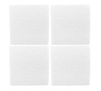 BIUDECO 4pcs Lightweight Foam Cake Dummies for Practicing Decorating Skills Creative Shaped Foam Cake Models in White for Holidays Parties and Anniversaries