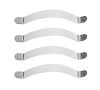 BIUDECO 4pcs Metal String Spreaders for Guitar and String Instruments White Guitar Tools for Cleaning and Filing for DIY and Fret Works by Luthiers