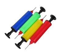 BIUDECO 4PCS Mini Portable Ball Pump Set Inflation Needles for Basketball Volleyball Soccer, Compact Hand Pump for Outdoor Sports Equipment and Playground