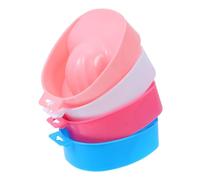 BIUDECO 4pcs Nail Soak Bowl Manicure Soak Bowl for Nail Tips off Practical Manicure for Salon Home Use