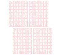 BIUDECO 4pcs Rabbit Mats for Cages Plastic Bunny Cage Foot Mats with Corrosion Resistance and Cuttable Design for Guinea Pigs and Rabbits