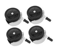 BIUDECO 4pcs Replacement Wheels for Boys and Girls Walker Carriage Silent Swivel Front Back Wheels Stroller Parts Boy Girl