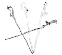 BIUDECO 4pcs Retro Hair Chopsticks Geometric Alloy Hair Sticks for Women Vintage Styling Tool for Weddings Parties Everyday Use