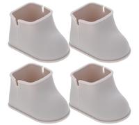 BIUDECO 4pcs Silicone Chair Feet Protectors Anti-skid Table Leg Covers for Hard Floors Parquet Tiles Flexible Furniture Floor Protection