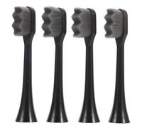 BIUDECO 4pcs Sonic Electric Toothbrush Heads Extra Soft Bristles Replacement for Sensitive Teeth Pregnancy Care Ultra Fine Soft Wave-Shaped Brush Heads
