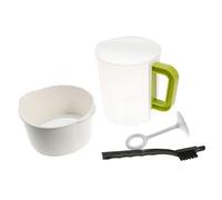 BIUDECO 4PCS Soy Milk Maker Filter Set with Pitcher Pressing Rod and Cleaning Brush Nut Milk Bag Alternative for Straining Oat Almond Coconut Kit