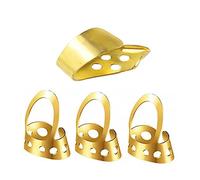 BIUDECO 4pcs Stainless Steel Thumb Picks Electric Guitar Pick Banjo Plectrum Adjustable for Comfort
