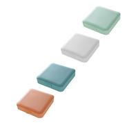 BIUDECO 4pcs Tampon Holder Girls Portable Period Bag Aunt Towel Storage Box Sanitary Napkin Organizer for School Travel