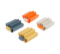 BIUDECO 4pcs Toothpaste Extruder with Non-Slip Base Easy Squeeze Toothpaste Squeezer for Home Bathroom Storage Squeezing Gadget for Adults Suitable for Creams and Facial Products