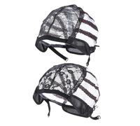 BIUDECO 4pcs U Type Stretch Wig Caps Elastic Mesh Hair Nets Comfortable Breathable Hairdressing Accessories for Secure Fit and All-day Wear