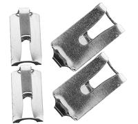 BIUDECO 4pcs Vinyl Record Movement Fasteners Clips for Turntables Durable Buckle Design Vinyl Record Player Accessories Easy DIY Installation Replacement for Stable Playback