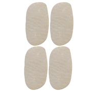 BIUDECO 4pcs Violin Viola String Bridge Parchment Pads Sheepskin Soft Musical Instrument Accessories for String Replacement and Comfortable Playing
