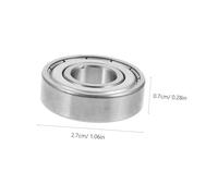BIUDECO 4pcs Wheelchair Front Wheel Bearings Steel Internal Parts Durable Axle Replacement for Small Wheel Castor Accessories Compatible with Mobility Scooters