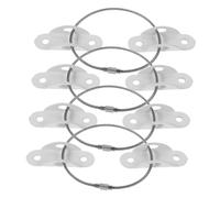 BIUDECO 4sets Furniture Anchors Wall Straps Safety Proofing Kit for Bookcase Boys and Girls Secure Furniture to Wall Falling Devices
