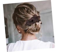 BIUDECO 5 Pcs Flower Hair Clips for Women Non Slip Fancy Floral Barrettes with Strong Hold Lightweight Hair Accessories for Daily Use and Parties Includes Black Brown Ginger Beige