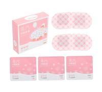 BIUDECO 5 Pcs Steam Eye Masks Disposable Warm Compress Eye Mask Liners Rose Scent for Travel Sleep