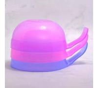 BIUDECO 5 Set Plastic Mask Bowl Set with Stick, Portable DIY Face Mask Mixing Tool for Cosmetic Use, Easy to Carry and Delicate Design, for Women and Random Color