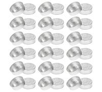 BIUDECO 50pcs Aluminum Wax Candle Cup Case Lightweight Easy Mold and Demold Candle Case for DIY Scented Making and Chocolate