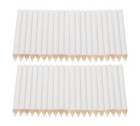 BIUDECO 50pcs Drill Pencil for Rhinestones Nail Art Tool White Core Pencil Function for Manicure Jewel Applicator and Crystal Pick up Tools for Nail Art