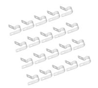 BIUDECO 50pcs Metal Cable Clips Thickened R-Type Cable Clamps Fasteners with Stainless Steel Construction for Easy Fixing of Wires and Simple Installation, for Cord Management and Wiring