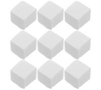 BIUDECO 50pcs Mini Makeup Sponges for Face and Nail Art 1.5x1.5cm White Foam Blocks for Foundation Blending and Nail Polish Application for Precise Color Gradient
