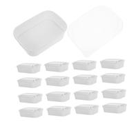 BIUDECO 50pcs Thick Kraft Paper Food Takeaway Containers with Lids Cardboard Meal Prep Boxes for Office Lunches Restaurant Use and Picnic Food Storage