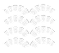 BIUDECO 50pcs Unique Guitar Finger Covers Silicone Finger Protectors for Guitar Guzheng Ukulele Thumb Guard Included
