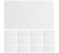 BIUDECO 50pcs Wall Outlet Insulation Gasket Pads Weatherproof Draft Sealers for Electrical Socket Covers Energy-Saving Sealers for Switch Plates Suitable for Home and Commercial Use