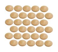 BIUDECO 50pcs Wooden Screw Hole Covers for Furniture Cabinets Staircase Decorative Plugs with Natural Wood Texture Easy Installation Multipurpose Home Renovation Hardware