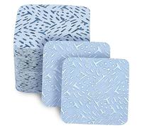 BIUDECO 540pcs Cleansing Pads Lint Bottle Wipers for Nail Salons Home Use Soft Cleaning Wipes for Eyelash Grafting Blue Striped Packaging
