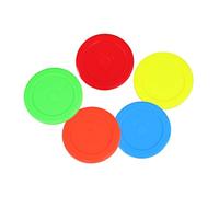 BIUDECO 5pcs Air Hockey Pucks Table Hockey Game Mini Replacement Pucks for Desktop Ice Game