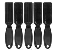 BIUDECO 5pcs Beard Care Kit Beard Brush Comb and Mustache Grooming Tools for Shaving Routine Long Handle Mens Facial Hair Styling Barber Tools for Wet Shaving