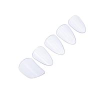 BIUDECO 5Pcs Blue Pc Pipa Finger Picks with Edge, Portable Nail Protectors for String Instrument Parts, Pipa Accessories for Practice and Performance