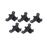 BIUDECO 5pcs Durable Pump Fixing Clip Portable Silicone Wrap Band for Bike Cycle Pump Mounting Easy to Install Retaining Bracket for Bicycle Types Black