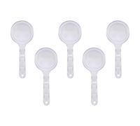 BIUDECO 5Pcs Mask Powder Measuring Spoons, PP Mask Mixing Tool Scoop, Design, Practical for Home and Beauty Salon