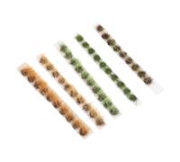 BIUDECO 5pcs Miniature Artificial Grass Tufts Durable Model Grass Clusters for DIY Terrain Railway Diorama Scenery Landscape with Realistic Texture and Maintenance Design