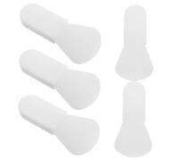 BIUDECO 5pcs Silicone Face Mask Applicator Brush for Mud Masks with Portable Short Handle Soft Spatula Makeup Tool for Even Skin Care Application Home and Professional Use