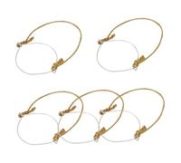 BIUDECO 5Pcs Stainless Steel Mason Jar Handles Wire Hangers for Wide Mouth Canning Jars Portable Hook for Planter Organizer Holder Easy Installation Multifunctional