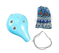 BIUDECO 6 Hole c Major Ocarina Portable Mini Ocarina for Beginners and Children Includes Random Color Protective Bag