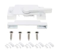 BIUDECO 6 Sets Right Side Window Latch Safety Window Lock Indoor Sliding Lock White