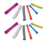 BIUDECO 60pcs Hair Perm Rods Set for Voluminous Waves Professional Plastic Curling Rods Lightweight Ergonomic Design Fast Heatup Hairdressing Tools for DIY Styling Straight Wavy and Curly