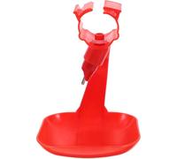 BIUDECO 6pcs Automatic Chicken Waterer Cups Plastic Poultry Drinking Bowls with Hanging Ring Design for Chicks Ducklings Geese Pigeons Farm Use