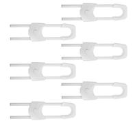 BIUDECO 6pcs Childproof Cabinet Door Locks Plastic Safety Locks for Kitchen Cupboard Cabinet Boy Girl Safety