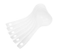 BIUDECO 6Pcs Deep Porridge Ladle Multipurpose Buffet Spoon Server for Soup Rice Cooking Ergonomic Kitchen Serving Utensils for Home Restaurant Canteen Use