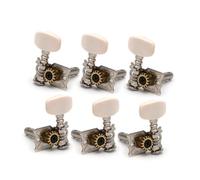 BIUDECO 6pcs Guitar Tuning Pegs for Acoustic Guitar Ukulele Left-handed Retro Tuning Keys Material