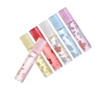 BIUDECO 6pcs Lip Oil Non-sticky Hydrating Lip Gloss and Balm for Women and Teens with Natural Ingredients Protection Against Dryness and Chapping