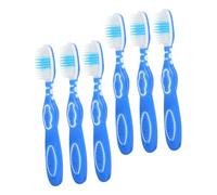 BIUDECO 6pcs Mini Toothbrush Compact Portable Household Toothbrushes Gentle for Teeth Gums for Prisons Rehabilitation Centers Easy to Clean